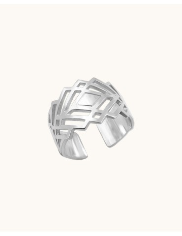 Bague en Argent 925 - Losange Aloe Bijoux