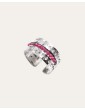 Bague Rubellite en Argent 925 - Ornela Aloe Bijoux