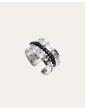 Bague Spinelle noir en Argent 925 - Ornela Aloe Bijoux