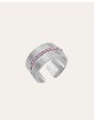Bague Saphir rose en Argent 925 - Code Aloe Bijoux
