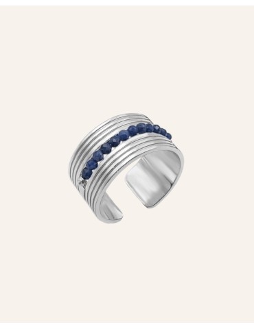 Bague Saphir en Argent 925 - Code Aloe Bijoux