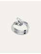 Bague 2 rubans en Argent 925 Aloe Bijoux