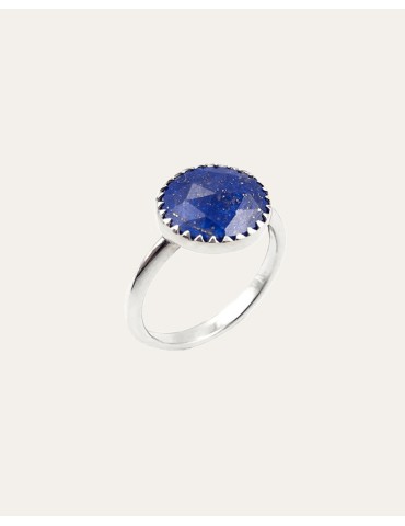 Bague Lapis lazuli en Argent 925 - Juliette Aloe Bijoux