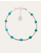 Bracelet Caly (Améthyste ou turquoise) Aloe Bijoux
