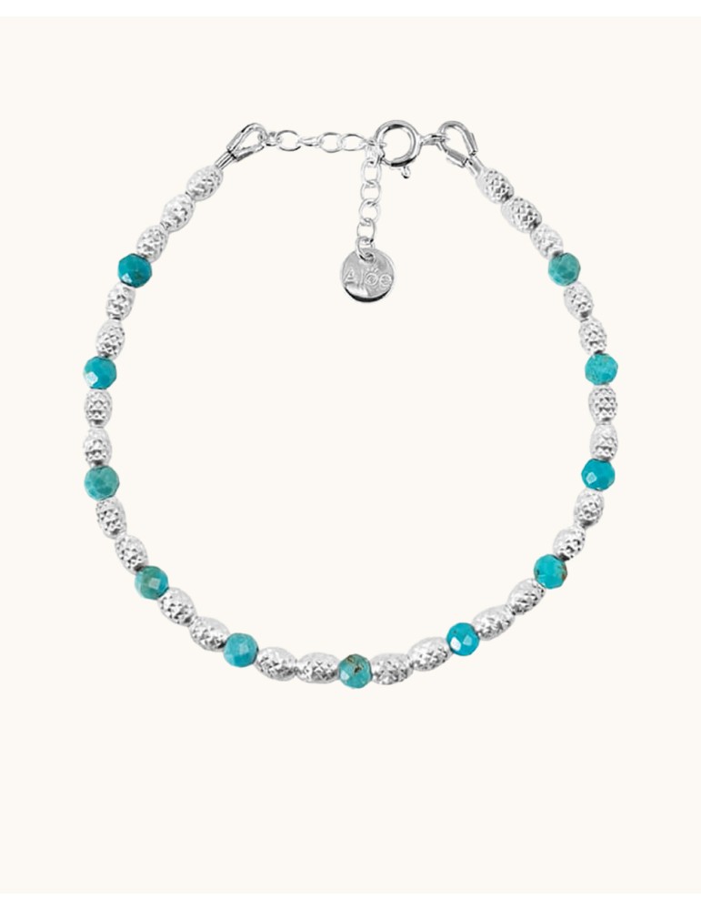 Bracelet Turquoise et Argent 925 - Eloa Aloe Bijoux Bracelet Turquoise et Argent 925 - Eloa Aloe Bijoux