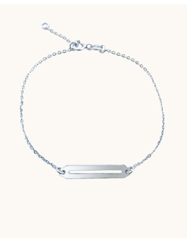 Bracelet minimaliste en Argent 925 Aloe Bijoux