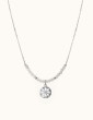 Collier floral en argent et pierre de lune Aloe Bijoux