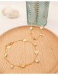 Collier pastilles soleil et perles de culture Aloe Bijoux
