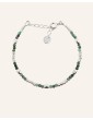Bracelet Émeraude et Argent 925 - Zoé Aloe Bijoux