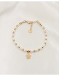 Bracelet Perles Baroques d’Eau Douce et Étoile en Plaqué Or – Stella Aloe Bijoux