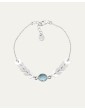 Bracelet Topaze bleue en Argent 925 - Antica Aloe Bijoux