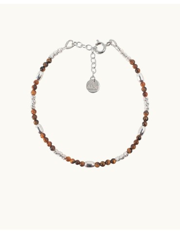 Bracelet Oeil de tigre et...