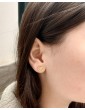 Boucles d’Oreilles Puces Solaris en Plaqué Or Aloe Bijoux