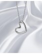 Collier Cœur Entrelacé en Argent 925 Aloe Bijoux
